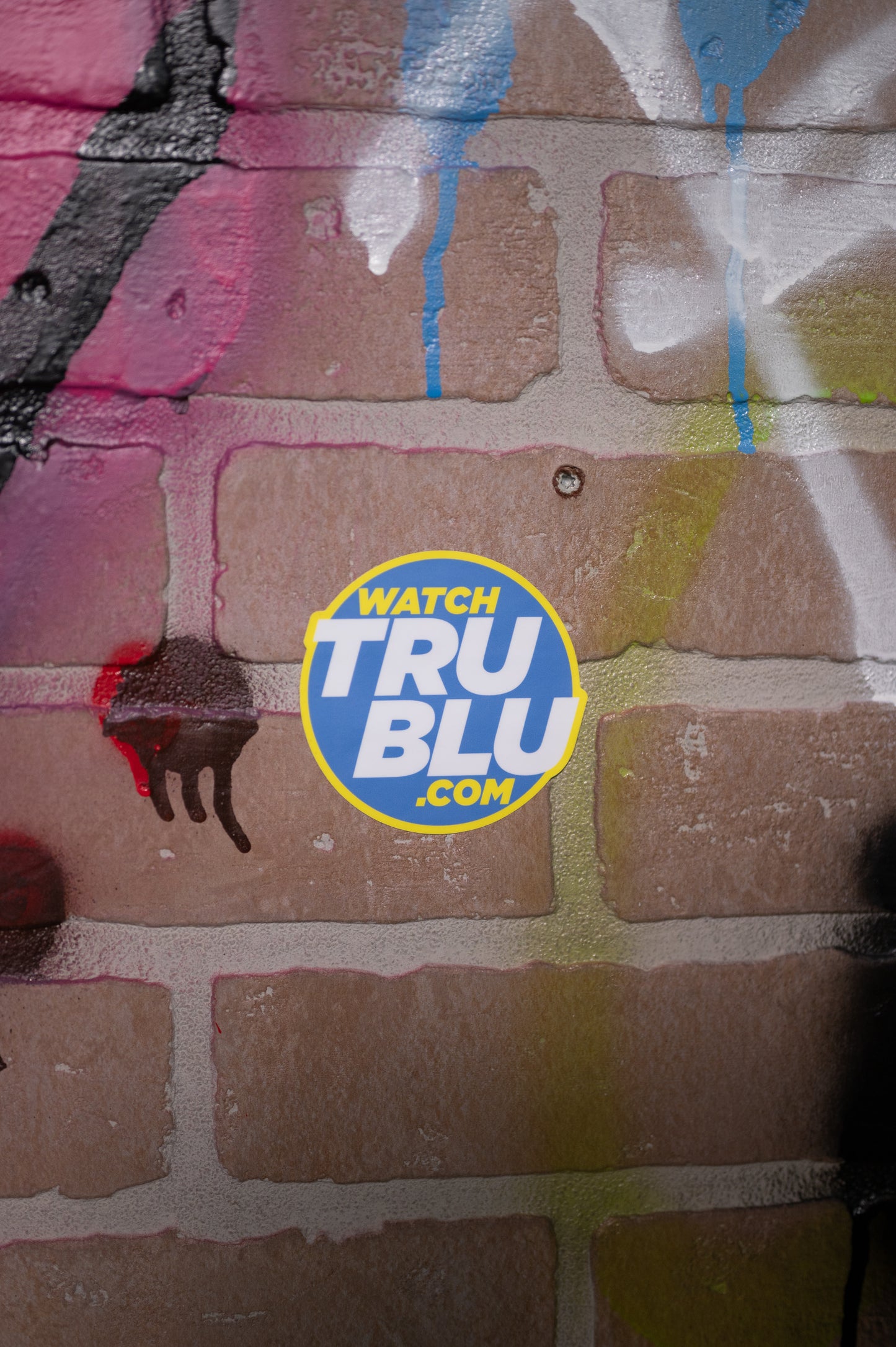 TruBlu 3" Die Cut Sticker